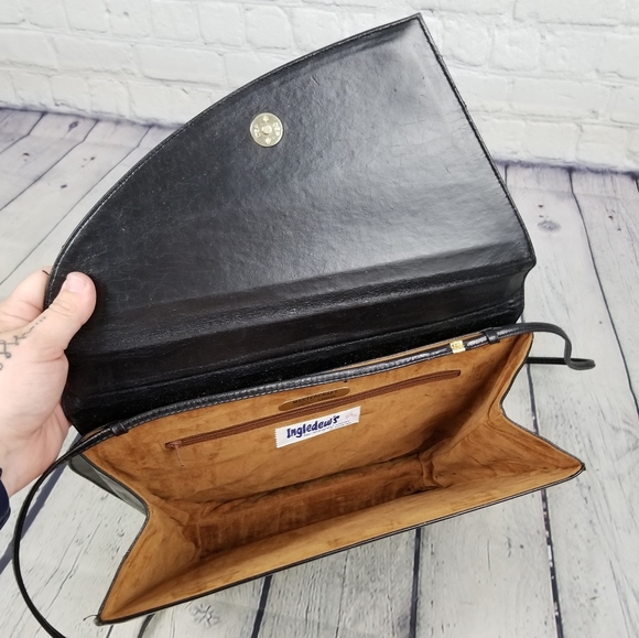 INGELDEW'S | vintage leather flap shoulder purse - Picture 9 of 10
